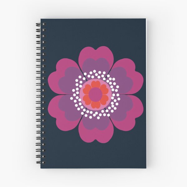 Item preview, Stellar - minimal 70s style abstract floral flower art retro throwback 1970's vintage vibes designed and sold by 78designs.