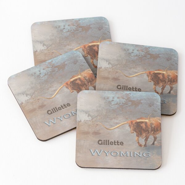 Item preview, Toro de cuernos largos Gillette Wyoming designed and sold by Elisabeth Lucas.