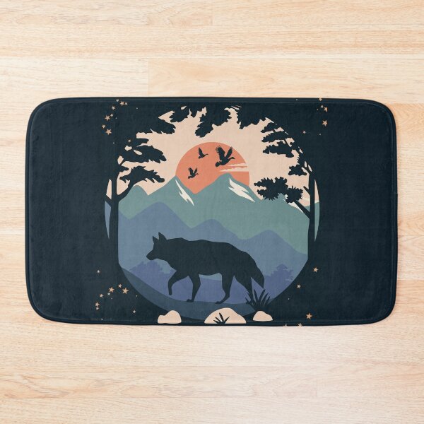 Item preview, Blue Wolf Illustration | stevokneelo | Wolf designed and sold by Badowolf.