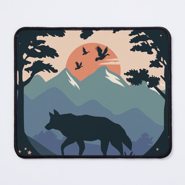 Item preview, Blue Wolf Illustration | stevokneelo | Wolf designed and sold by Badowolf.