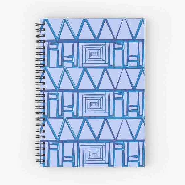 Item preview, blue colour square with tringle unique pattern design  designed and sold by sankacreation.