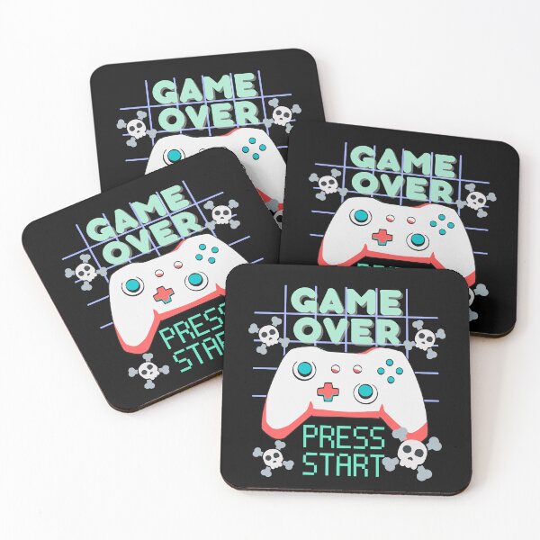 Item preview, Game Over. Press Start. designed and sold by The magic  Yellow bus.