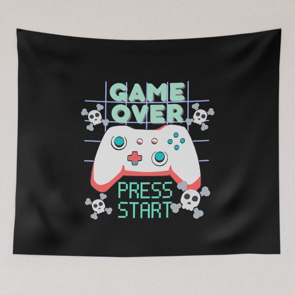 Item preview, Game Over. Press Start. designed and sold by The magic  Yellow bus.