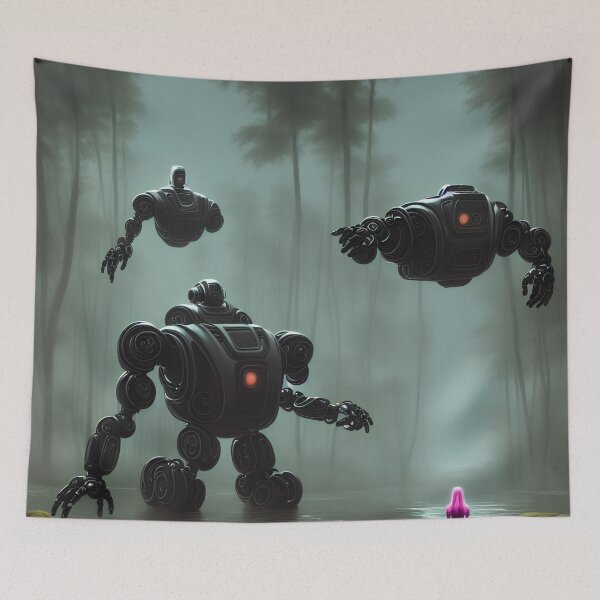 Item preview, Mechs in the river designed and sold by Mitrodoros.