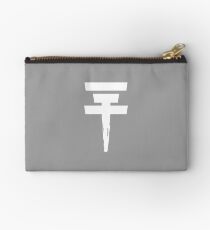 Tokio Hotel Logo (white, once) Studio Pouch