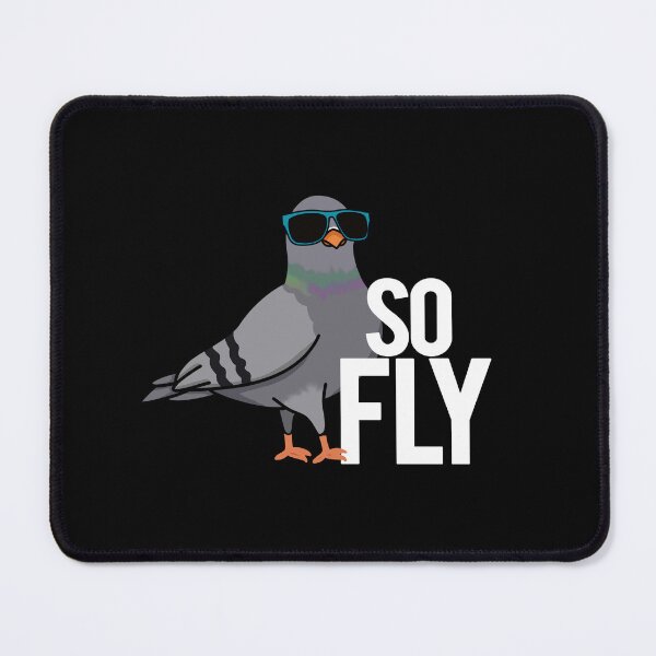 Item preview, So Fly Funny Pigeon Puns (Dark BG) designed and sold by punnybone.