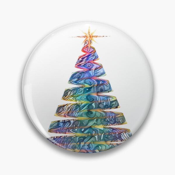 Item preview, Christmas Rainbow Ribbon Ally Tree designed and sold by ittybittyowl.