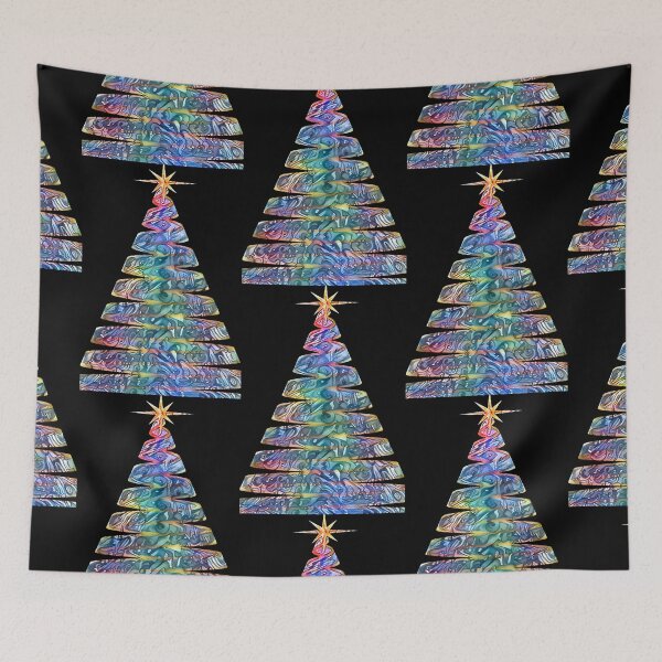 Item preview, Christmas Rainbow Ribbon Ally Tree designed and sold by ittybittyowl.