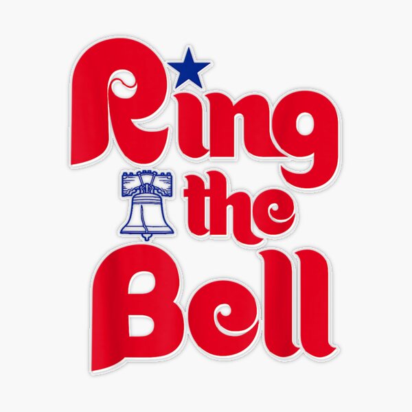 Ring the Bell Phillies Baseball Design Sticker for Sale by BallplayerBuzz