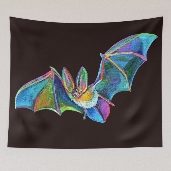 Item preview, Cute Halloween Bat Named Warren Batty designed and sold by RobertPhelpsArt.