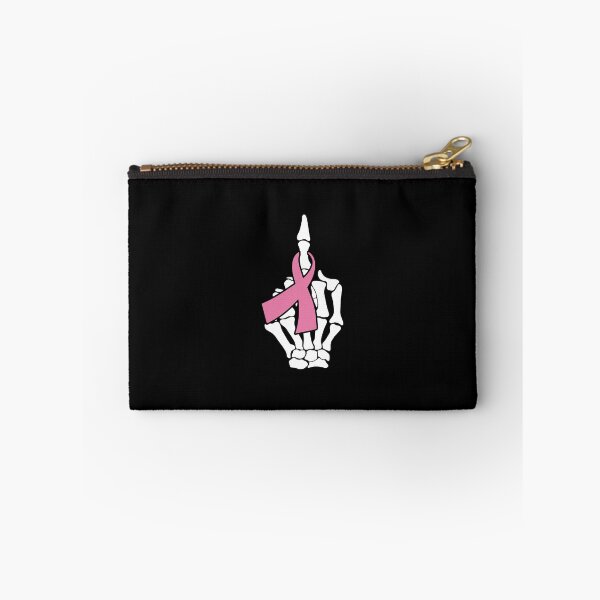 Item preview, Fuck Breast Cancer, Skeleton Bond Hand, Cancer Awareness and support designed and sold by Too Sweet.