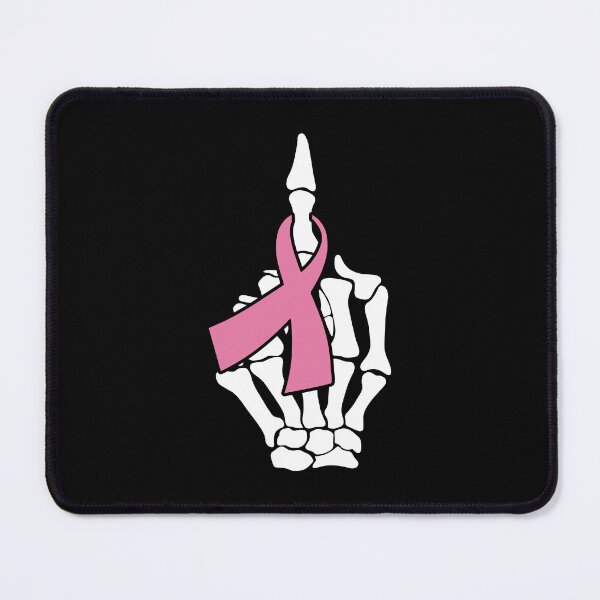 Item preview, Fuck Breast Cancer, Skeleton Bond Hand, Cancer Awareness and support designed and sold by Too Sweet.