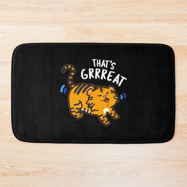 Item preview, That's Grreat Funny Tiger Puns (Dark BG) designed and sold by punnybone.
