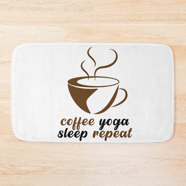 Item preview, Coffee Yoga Sleep Repeat designed and sold by nextneveldesign.