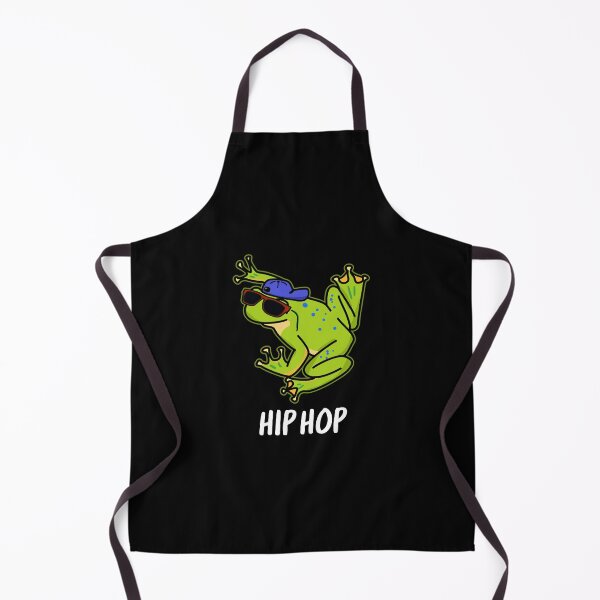 Item preview, Hip Hop Funny Frog Puns (Dark BG) designed and sold by punnybone.