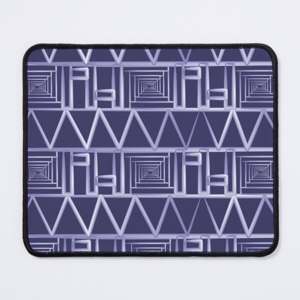 Item preview, purple  colour square with tringle unique pattern design  designed and sold by sankacreation.