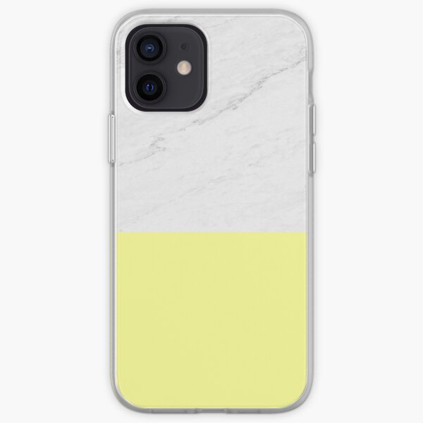 Marble And Yellow iPhone Soft Case