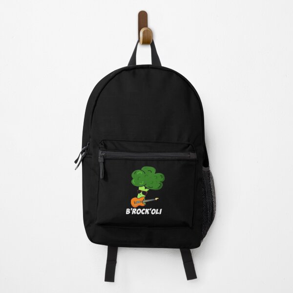 Item preview, B-Rock-Oli Funny Rocker Broccoli Puns (Dark BG) designed and sold by punnybone.