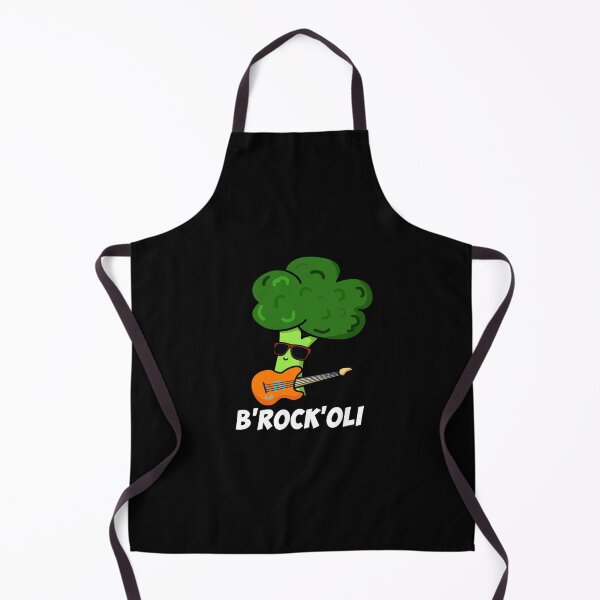 Item preview, B-Rock-Oli Funny Rocker Broccoli Puns (Dark BG) designed and sold by punnybone.