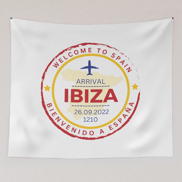 Item preview,  Ibiza Spain Passport Stamp Travel designed and sold by Supra Designs.
