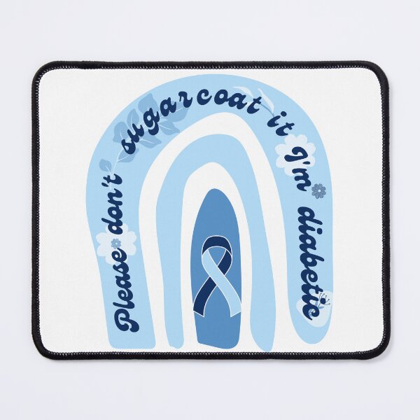 Item preview, Please Don't Sugarcoat It, I am Diabetic - Blue Rainbow designed and sold by SalxSal.