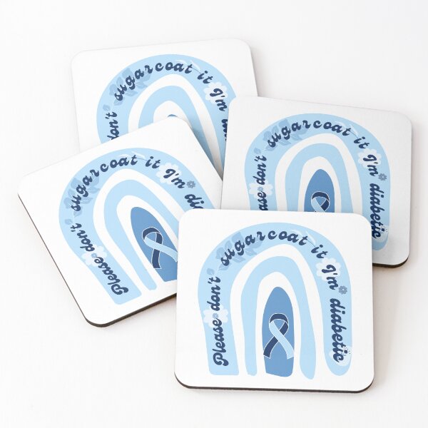 Item preview, Please Don't Sugarcoat It, I am Diabetic - Blue Rainbow designed and sold by SalxSal.