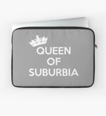 Tokio Hotel, Queen Of Suburbia (white font) Laptop Sleeve