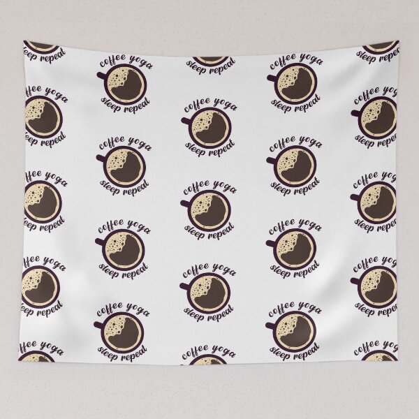 Item preview, Coffee Yoga Sleep Repeat designed and sold by nextneveldesign.