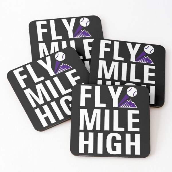 Item preview, Fly Mile High White (Colorado Rockies) designed and sold by LockedUp.