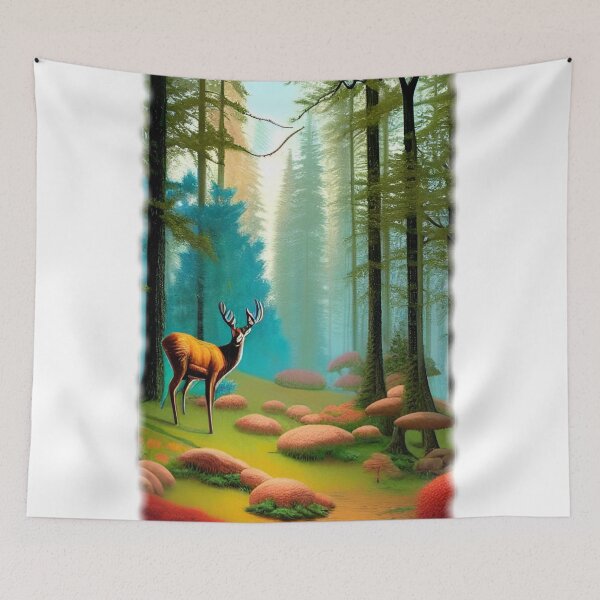 Item preview, Deer In Forest designed and sold by entrys.