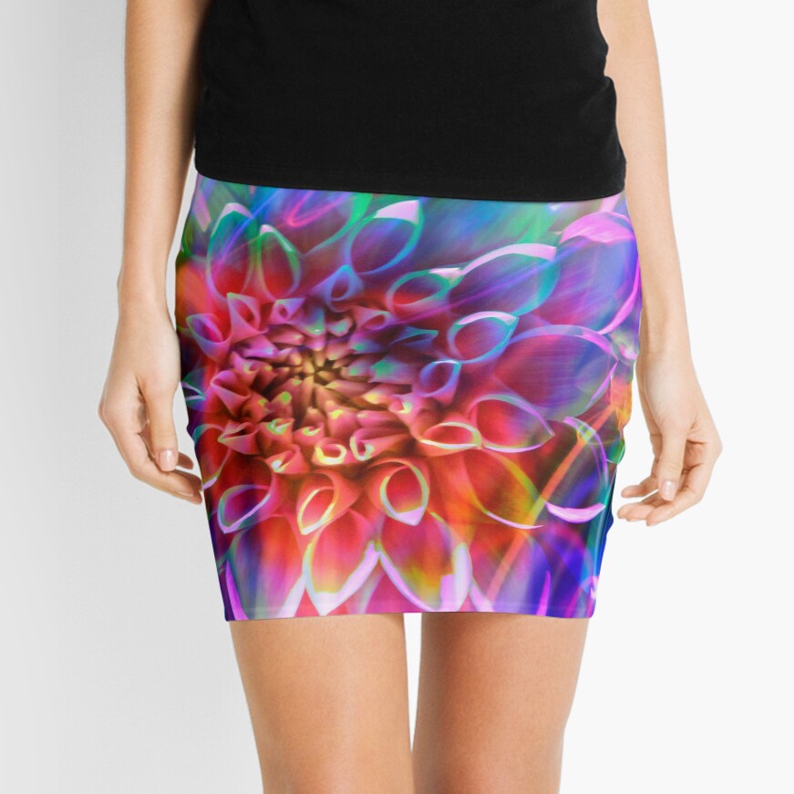 "Crosshairs of a Perpetual Doppler Shift" Mini Skirt