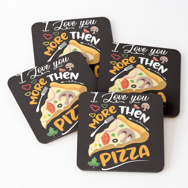 Item preview, I love you more then pizza designed and sold by tshirtistic.