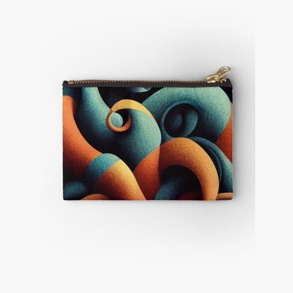 Item preview, Blue and Orange Squiggly Pattern designed and sold by DirtyBirdLad.