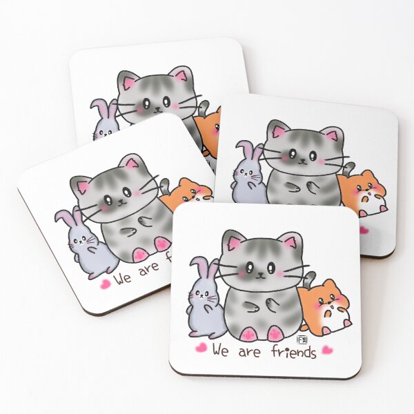 Item preview, Hamster Lover | Cat Lover | Rabbit Lover - We are friends designed and sold by FennyWijayaMomo.