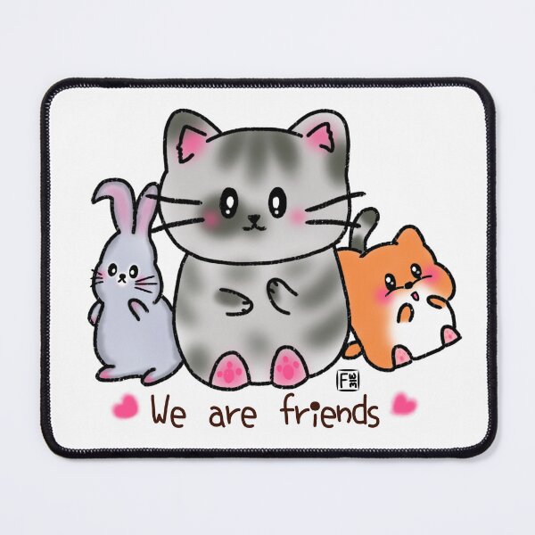 Item preview, Hamster Lover | Cat Lover | Rabbit Lover - We are friends designed and sold by FennyWijayaMomo.