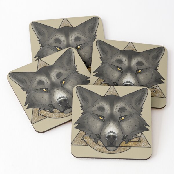 Item preview, Black Wolf Therian Pride designed and sold by Elle Abell.