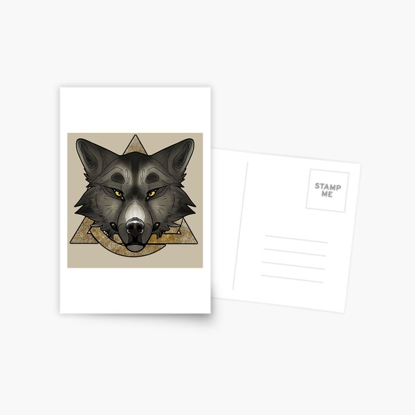 Otherkin - Wolf Therian Postcard for Sale by ElleWulf