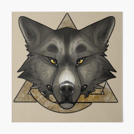 Black Wolf Therian Pride Sticker for Sale by Elle Abell