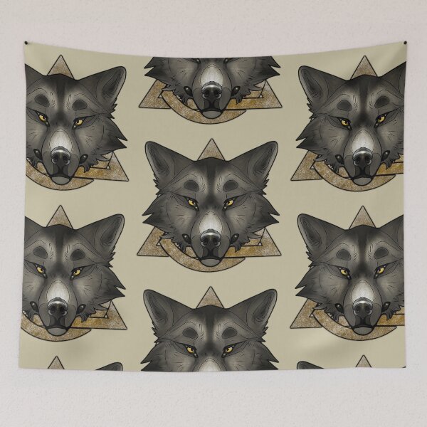 Item preview, Black Wolf Therian Pride designed and sold by Elle Abell.