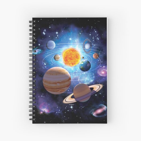Solar System Spiral Notebook