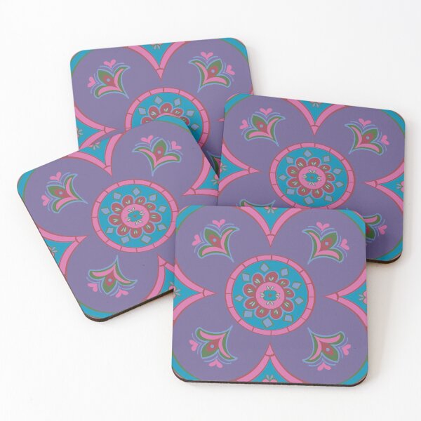 Item preview,  Bright Purple Jewel coloured   Boho floral. designed and sold by LaBellCreative.