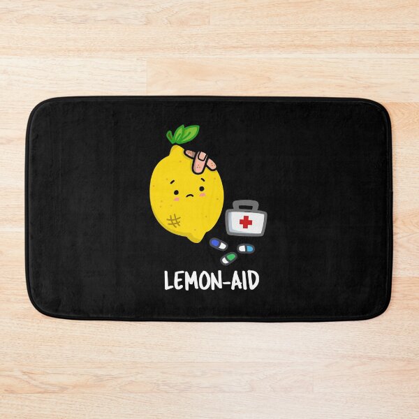 Item preview, Lemon-aid Funny First Aid Lemon Puns (Dark BG) designed and sold by punnybone.