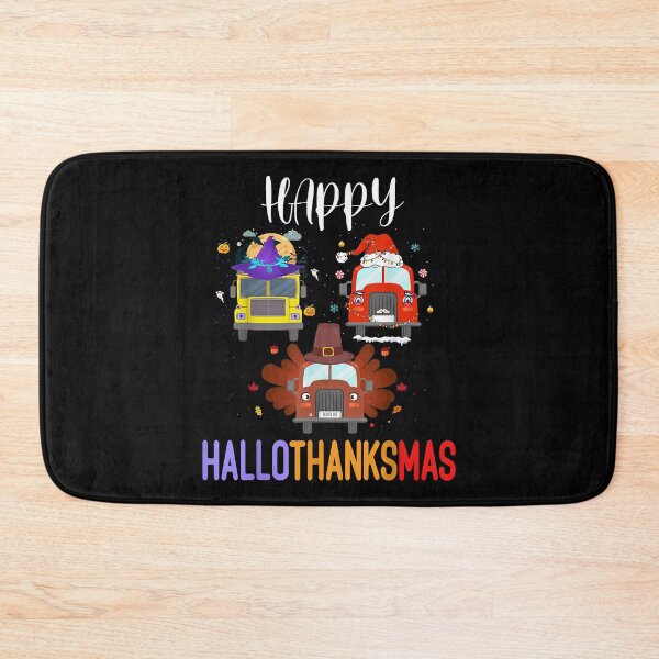 Item preview, School Bus Happy HalloThanksMas Thanksgiving Christmas designed and sold by IsraelCastro.