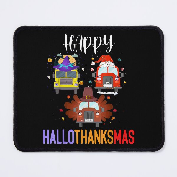 Item preview, School Bus Happy HalloThanksMas Thanksgiving Christmas designed and sold by IsraelCastro.