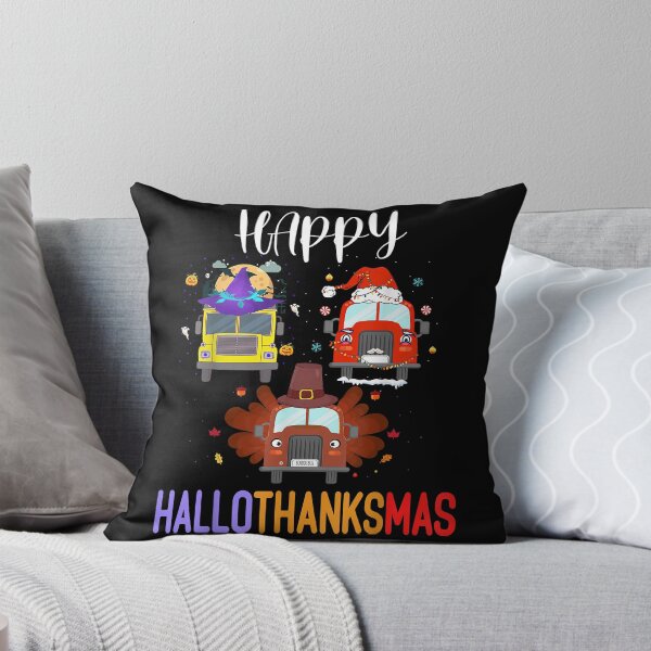 Item preview, School Bus Happy HalloThanksMas Thanksgiving Christmas designed and sold by IsraelCastro.