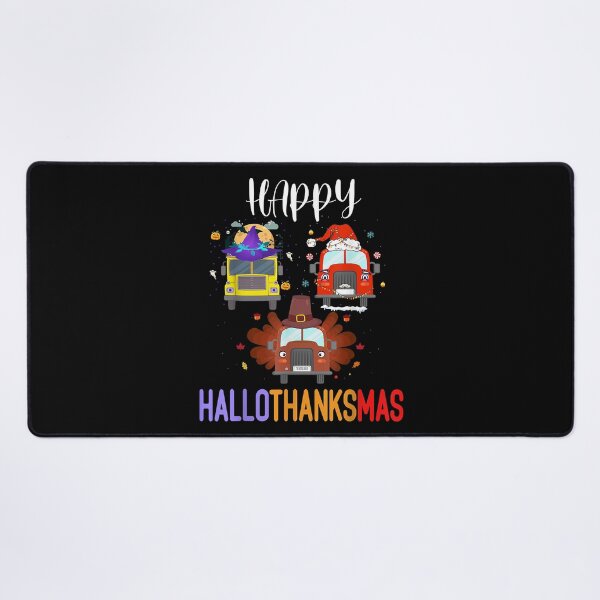 Item preview, School Bus Happy HalloThanksMas Thanksgiving Christmas designed and sold by IsraelCastro.