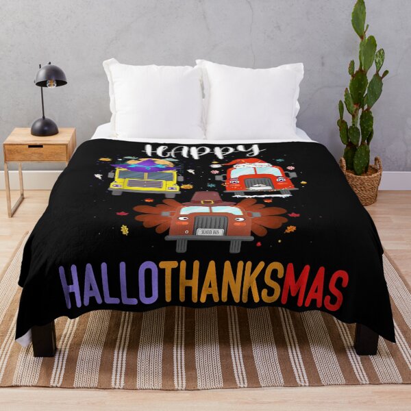Item preview, School Bus Happy HalloThanksMas Thanksgiving Christmas designed and sold by IsraelCastro.