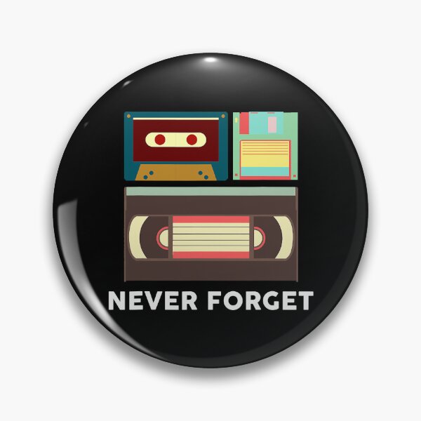 Item preview, Never Forget Floppy Disk Funny VHS And Cassette Tapes designed and sold by Abaddon-art.