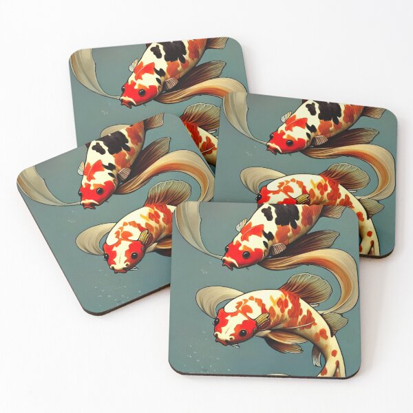 Artikelvorschau, Koi Fisch #7 Vintage Stimmung entworfen und verkauft von NeuralDimension.