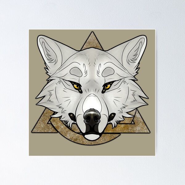 Wolf Therian Poster for Sale by TrueCrimeStuff